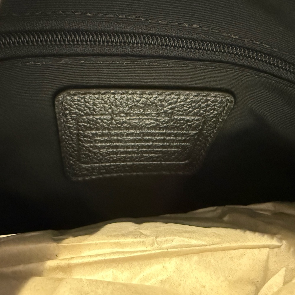 Coach Mickie Satchel in grain pearlized leather NWT - Picture 9 of 13